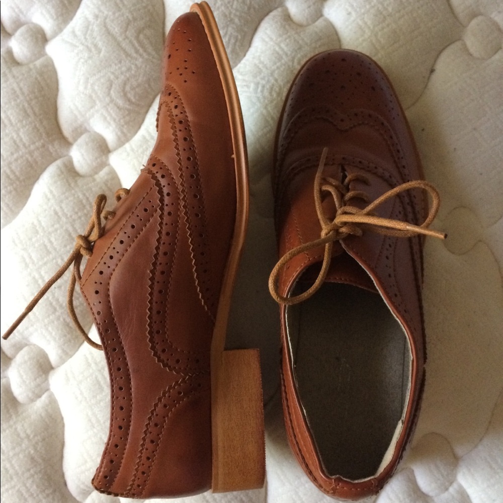 Faux-leather loafers